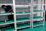 电子电气存储货架静电管控用防静电胶皮垫