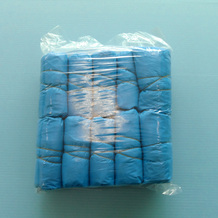 一次性PE鞋套蓝色防水鞋套
